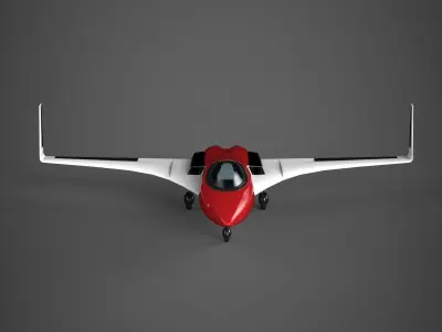 Jet plane 3D model get