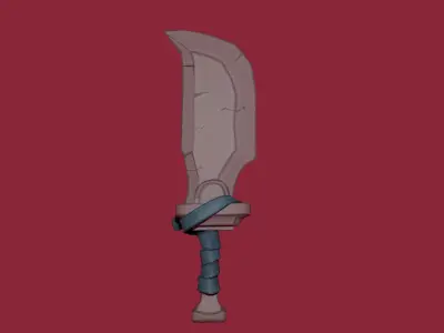 Stylized Sword 3D model get