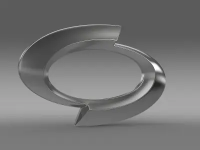 Samsung logo 3D model