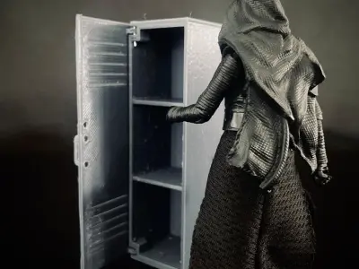 Custom Openable Locker 3D print model