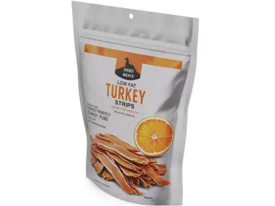 Dried meats Dried Turkey Strips Low-poly 3D model