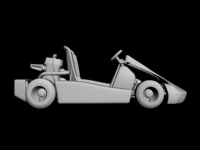 kart go Free 3D model