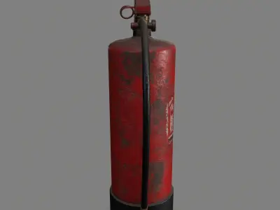 Fire Extinguisher Low-poly 3D model 36