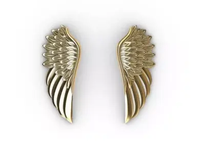 040 - Wing Pendant Paired 3D print model