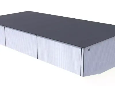 Industrial Building 53 PBR Low-poly 3D model