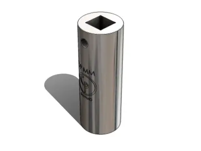Soquete Longo 19mm x 1-2 pol Long Socket CP S419MD 3D model
