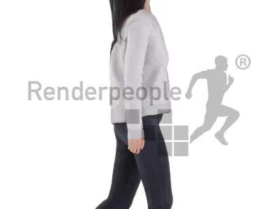 Saki Animated 005 Walking