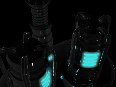 Sci fi Engine 3D model