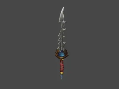 Zeloeman Sword A 27 Low-poly 3D model