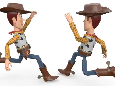  Toy Story Sheriff Woody Poseable Figure 