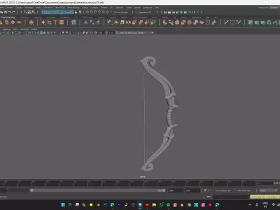 BOW MODEL  Low-poly 3D model