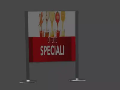 Market Billboard 3D model