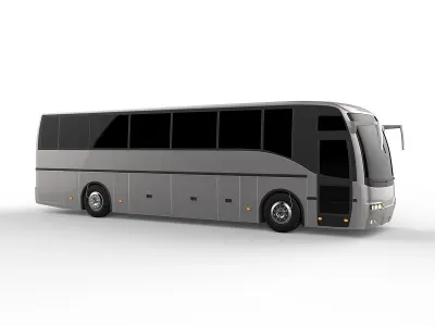 Deluxe Coach Bus 3D model