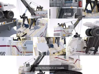 Mining Machines 4 3D Model Pack