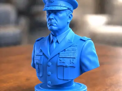 General Randy George chess piece 3D print model