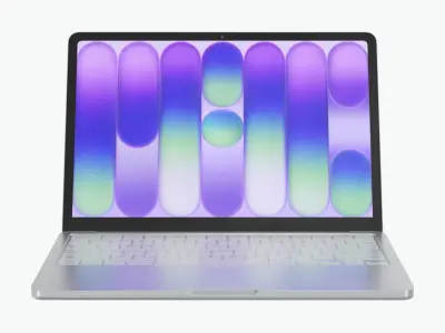 Apple MacBook Neo Silver 3D model
