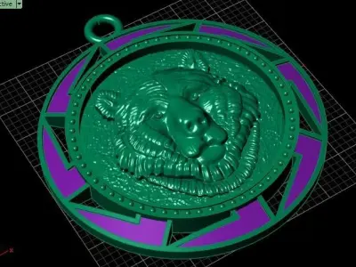 Bear Pendant  3D print model