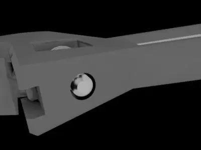 Adjustable Wrench Free 3D model buy