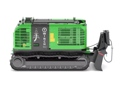 Ecoforst T-winch Machine 3D model