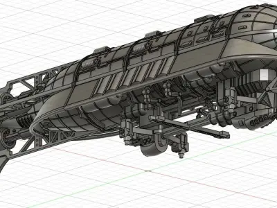 Fallout 4 - Prydwen Model 3D print model