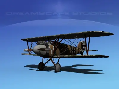 Albatross DIII Fighter 3D model V1
