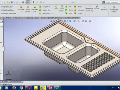 water sink 3D model