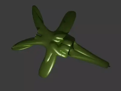 Small Plane Ready For 3d Gamesr Free 3D model