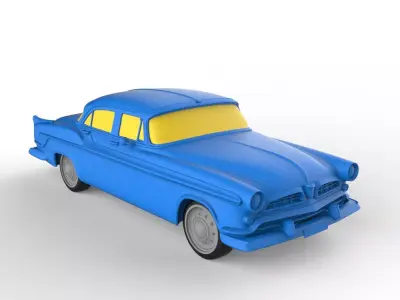 Chrysler 1956 Classic Car 3D print model