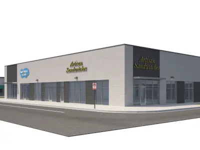 Retail-143 Retail Stores 3D model