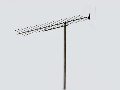 Antenna 11 Low-poly 3D model