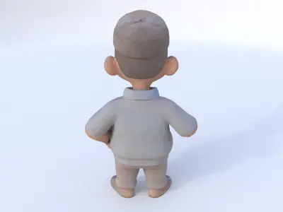 Sports Coach male 3D model