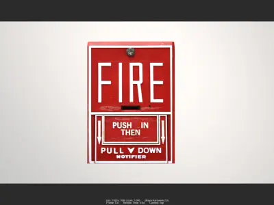 Fire 01 Low-poly 3D model