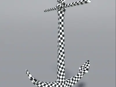 Anchor 3D model by codercatclub