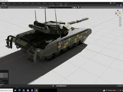 Tank t64 bv 3D model