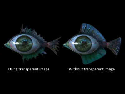 FISH001 Unique Fish Animation Low-poly 3D model