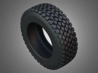 Truck Tire TW1 3D model