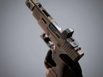 Glock 3D model purchase
