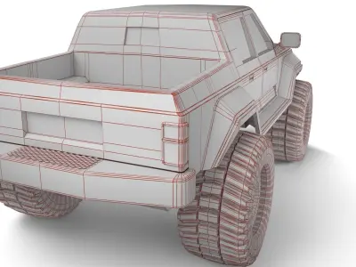 Game Ready Car Low-poly 3D model