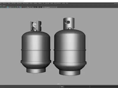 Gas bottle 3D model purchase