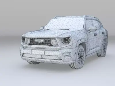 2025 GWM HAVAL H7 Dargo II Low-poly 3D model