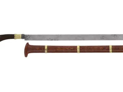 Sikin Panyang Sword 3D model