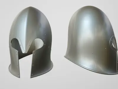 Barbuta helmet - Solidworks 3D model