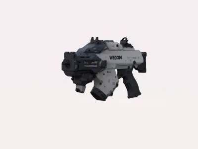 Night City Weapons 3D model