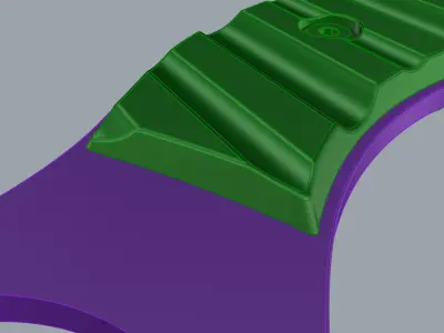 Karambit Knife 3D model buy