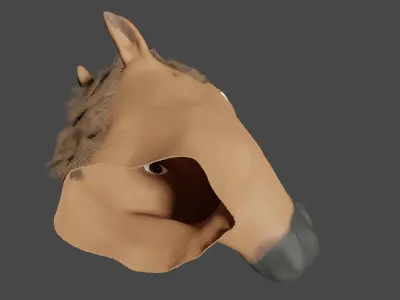 Relatively Accurate Horse Mask Free 3D model
