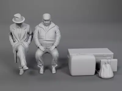 Planes Trains and Automobiles - Neil and Del 3D print model