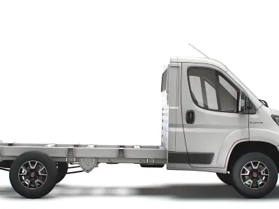 Fiat Ducato Chassis Truck Single Cab 3450WB 2022 3D model