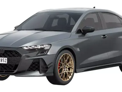Audi RS3 Sedan competition limited 2026 3D model
