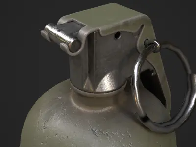 M67 Frag Grenade  Low-poly 3D model