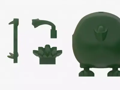 Lego Bird 3D model